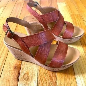 Woman’s Kork Ease wedge sandals